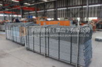 Expanded diamond metal lath